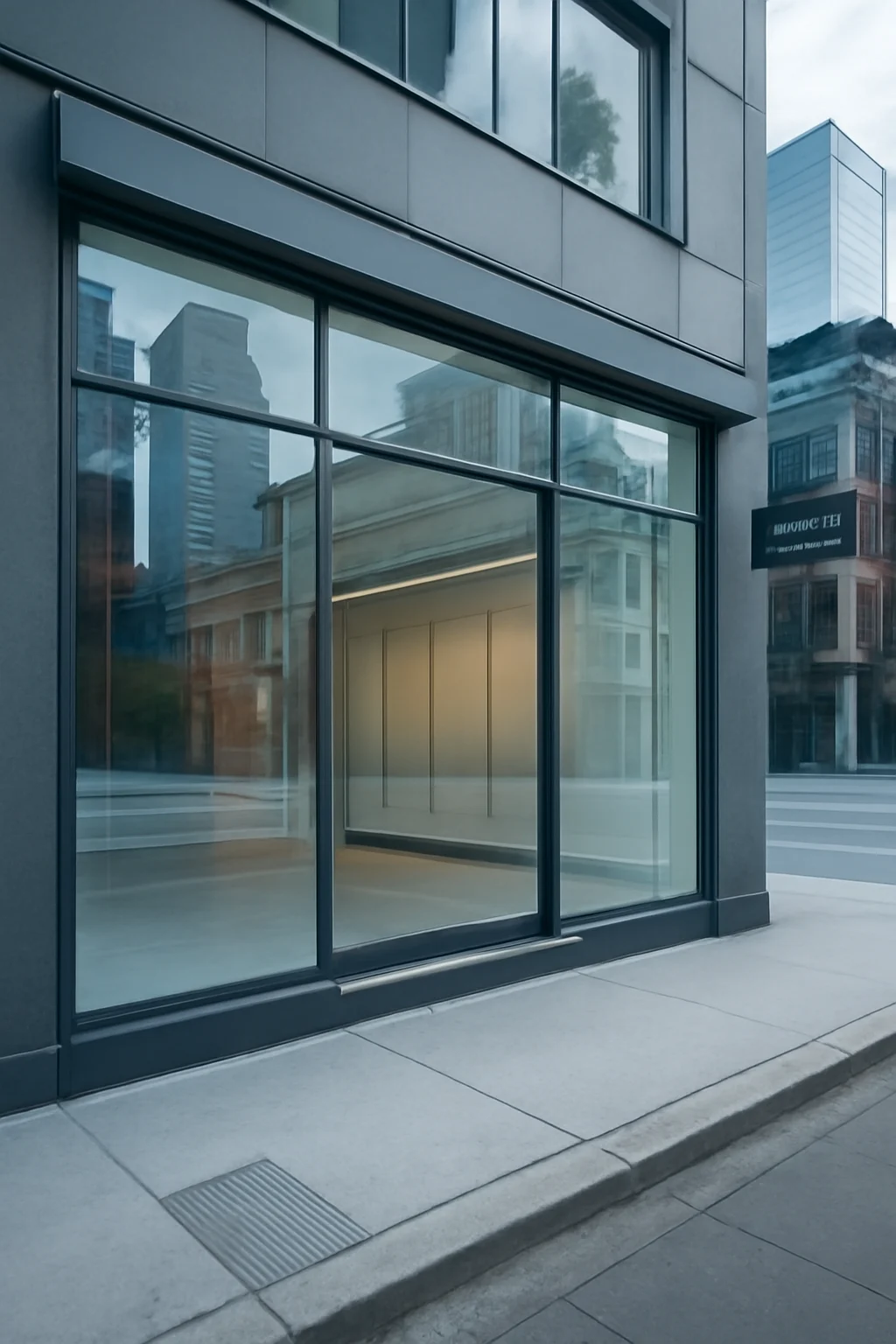 storefront glass final look