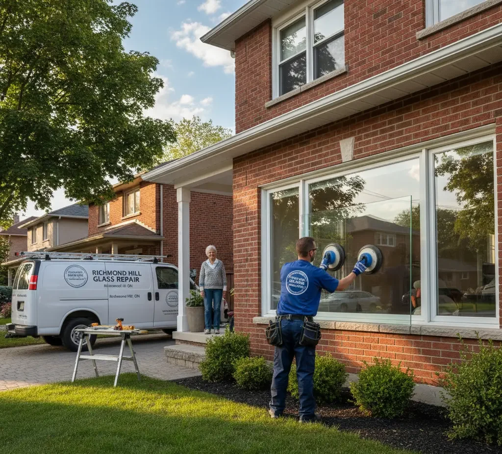 Richmond Hill glass repair and replacement services.